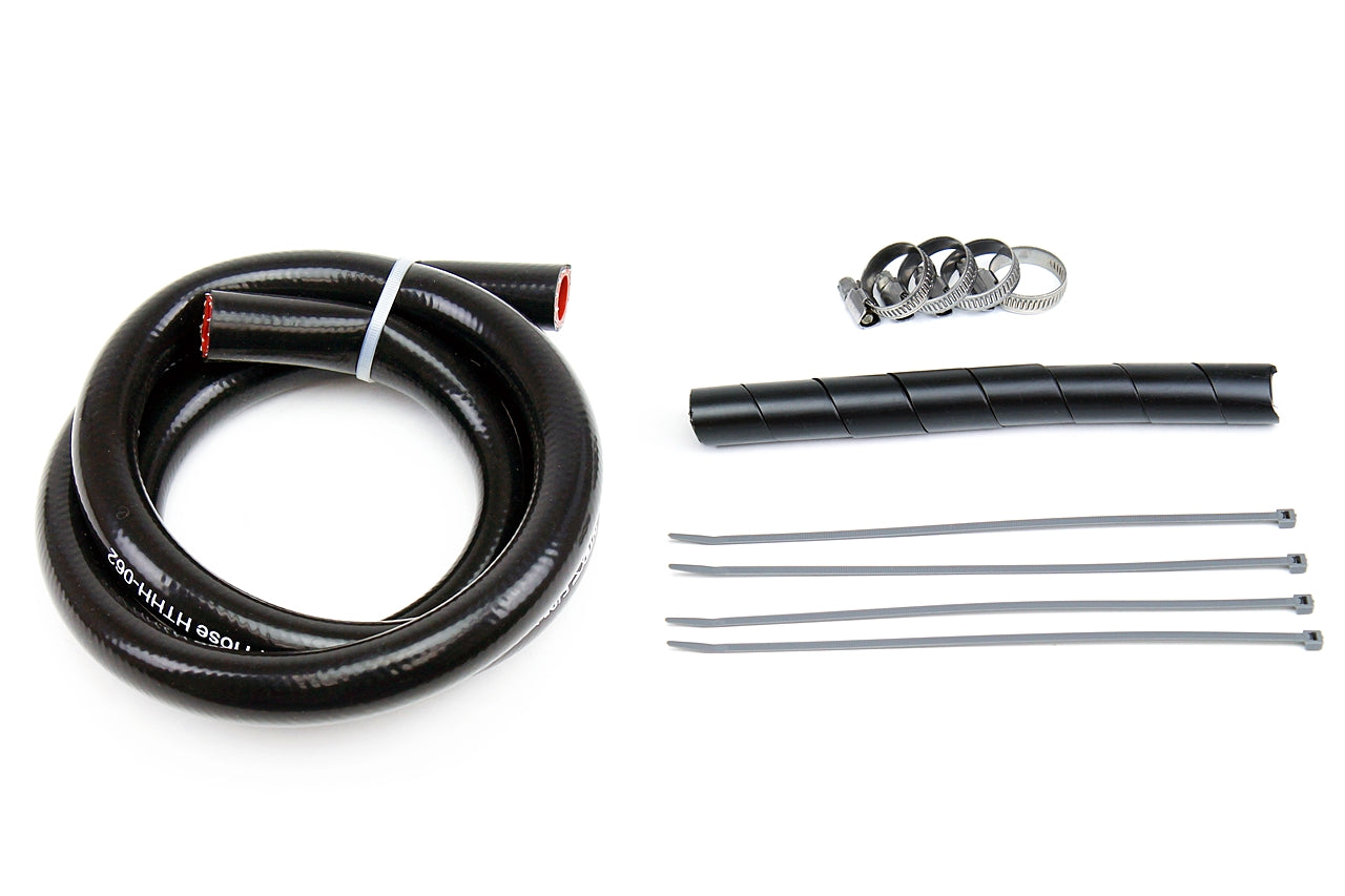 HPS Performance High Temp 3-ply Reinforced Silicone Replace OEM Rubber Heater Coolant Hoses 57-1335-BLK