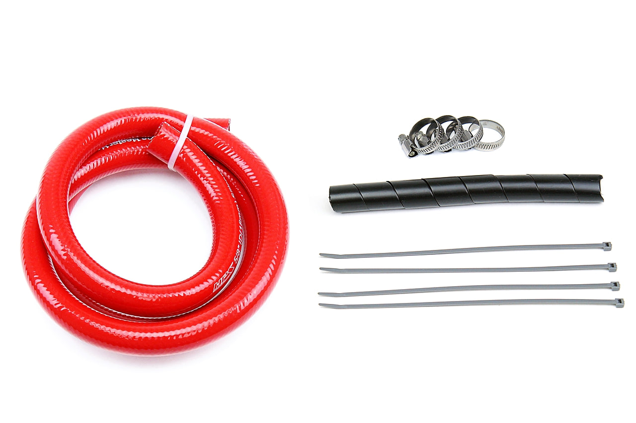 HPS Performance High Temp 3-ply Reinforced Silicone Replace OEM Rubber Heater Coolant Hoses 57-1335-RED
