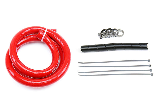 HPS Performance High Temp 3-ply Reinforced Silicone Replace OEM Rubber Heater Coolant Hoses 57-1335-RED