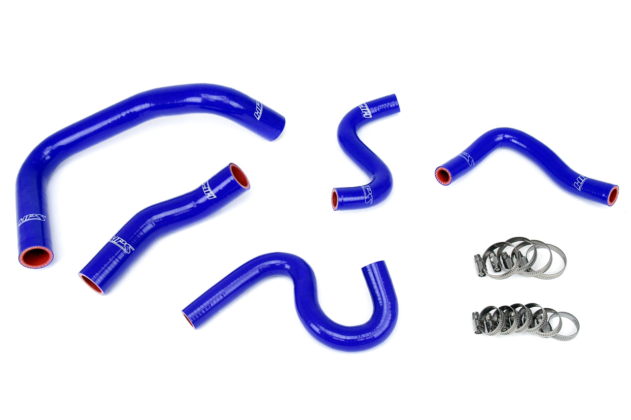 HPS Performance High Temp 3-ply Reinforced Silicone Replace Rubber Radiator Heater Coolant Hoses 57-1337-BLUE