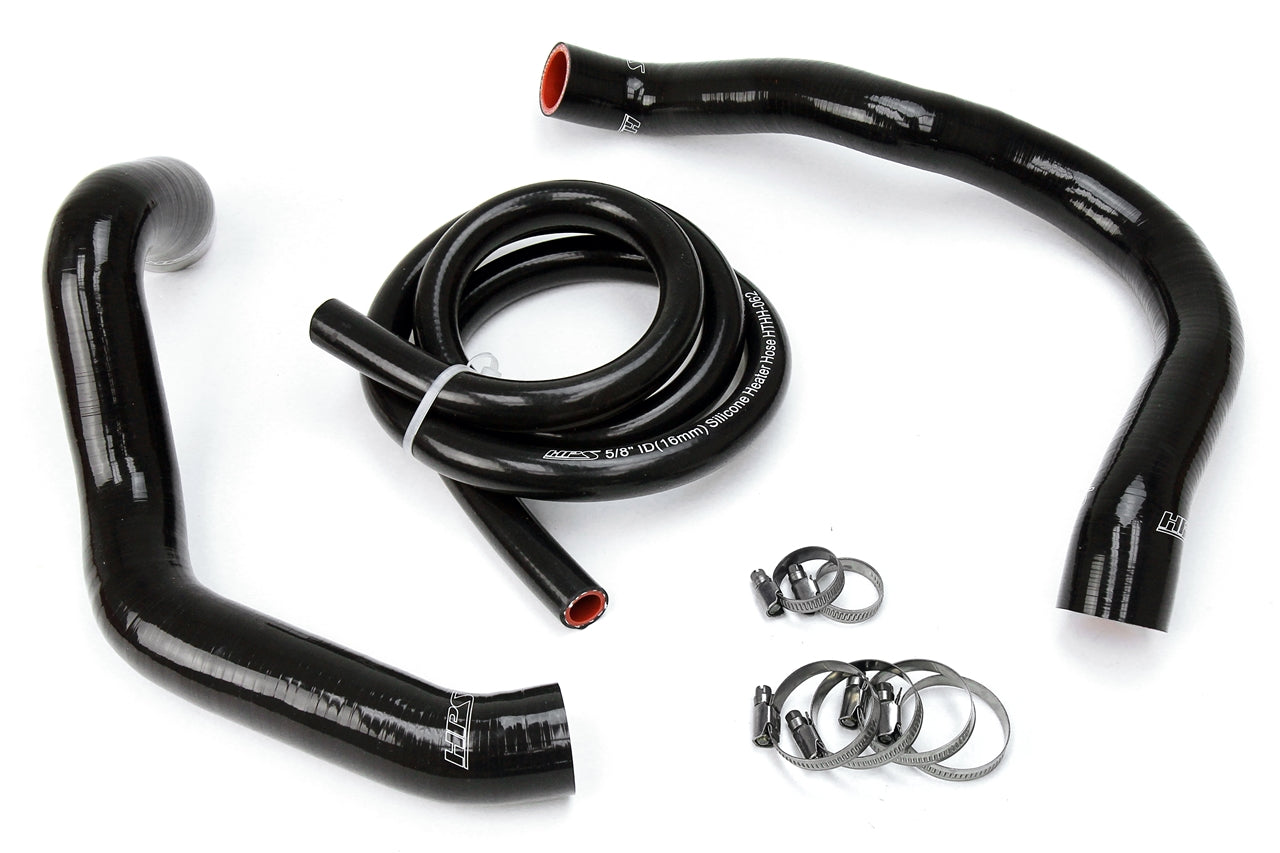 HPS Performance High Temp 3-ply Reinforced Silicone Replace Rubber Radiator Heater Coolant Hoses 57-1338-BLK