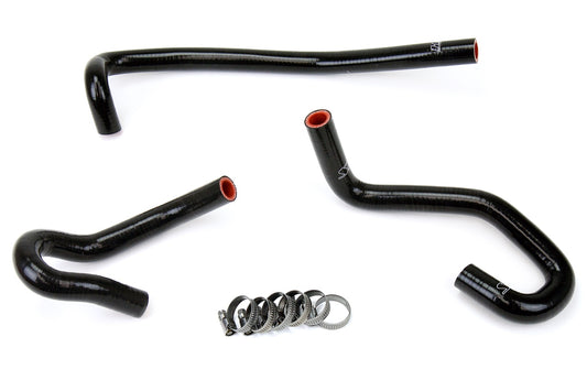 HPS Performance High Temp 3-ply Reinforced Silicone Replace OEM Rubber Heater Coolant Hoses 57-1340-BLK