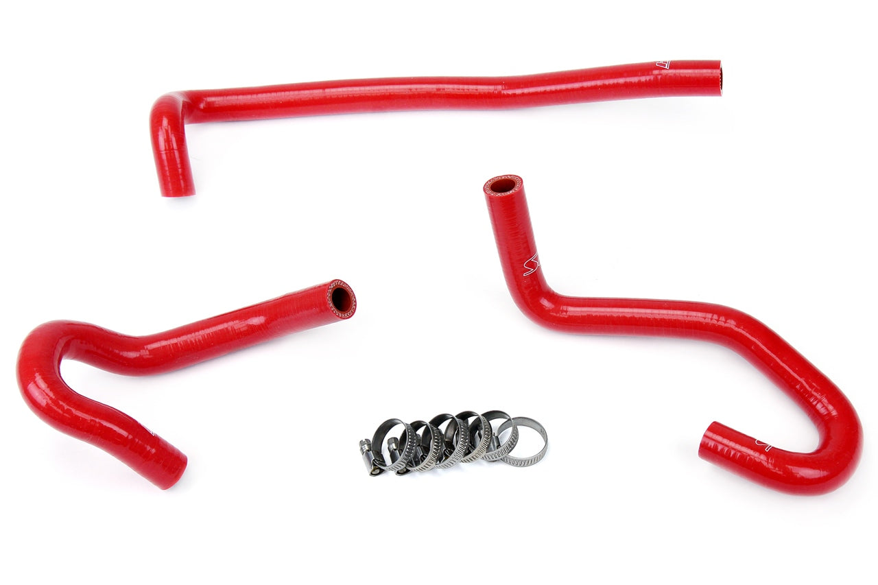 HPS Performance High Temp 3-ply Reinforced Silicone Replace OEM Rubber Heater Coolant Hoses 57-1340-RED