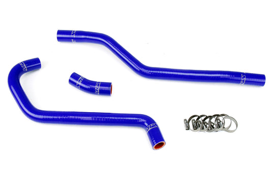 HPS Performance High Temp 3-ply Reinforced Silicone Replace OEM Rubber Radiator Coolant Hoses 57-1347-BLUE
