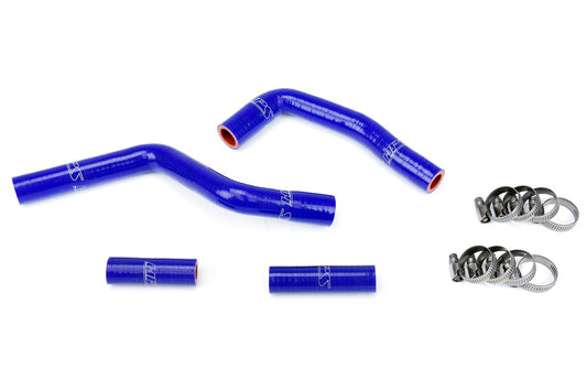 HPS Performance High Temp 3-ply Reinforced Silicone Replace OEM Rubber Radiator Coolant Hoses 57-1350-BLUE