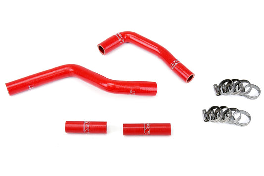 HPS Performance High Temp 3-ply Reinforced Silicone Replace OEM Rubber Radiator Coolant Hoses 57-1350-RED