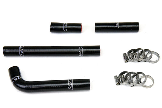 HPS Performance High Temp 3-ply Reinforced Silicone Replace OEM Rubber Radiator Coolant Hoses 57-1351-BLK