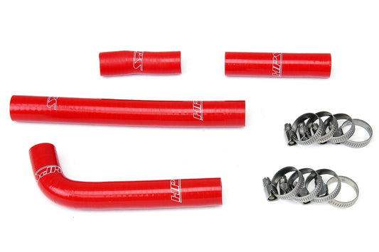 HPS Performance High Temp 3-ply Reinforced Silicone Replace OEM Rubber Radiator Coolant Hoses 57-1351-RED