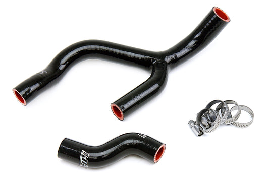 HPS Performance High Temp 3-ply Reinforced Silicone Replace OEM Rubber Radiator Coolant Hoses 57-1353-BLK