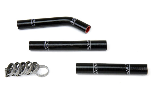 HPS Performance High Temp 3-ply Reinforced Silicone Replace OEM Rubber Radiator Coolant Hoses 57-1354-BLK