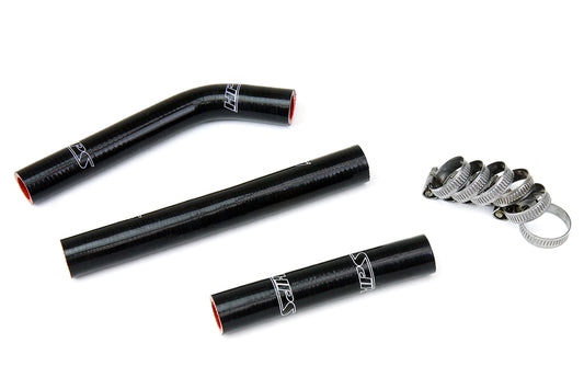 HPS Performance High Temp 3-ply Reinforced Silicone Replace OEM Rubber Radiator Coolant Hoses 57-1355-BLK