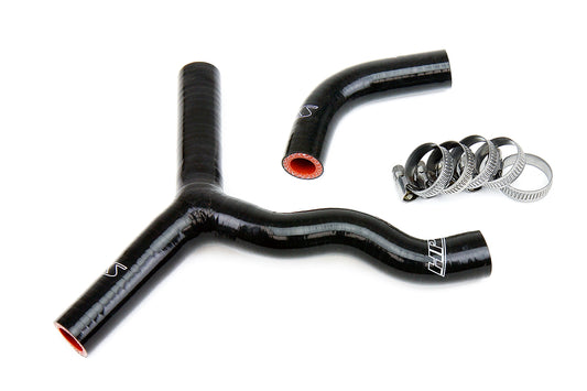 HPS Performance High Temp 3-ply Reinforced Silicone Replace OEM Rubber Radiator Coolant Hoses 57-1358-BLK