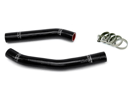 HPS Performance High Temp 3-ply Reinforced Silicone Replace OEM Rubber Radiator Coolant Hoses 57-1361-BLK