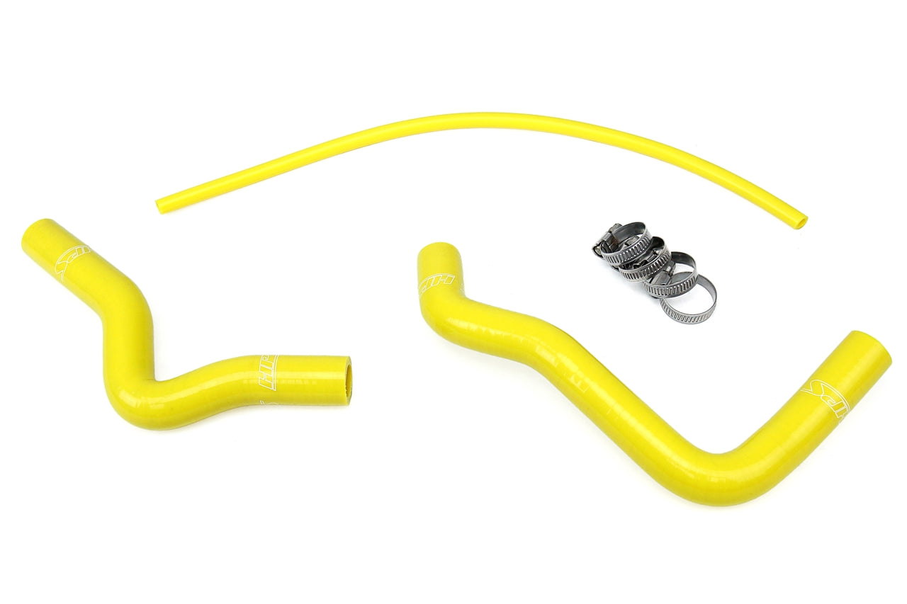 HPS Performance High Temp 3-ply Reinforced Silicone Replace OEM Rubber Radiator Coolant Hoses 57-1362-YLW