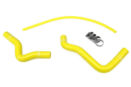 HPS Performance High Temp 3-ply Reinforced Silicone Replace OEM Rubber Radiator Coolant Hoses 57-1362-YLW