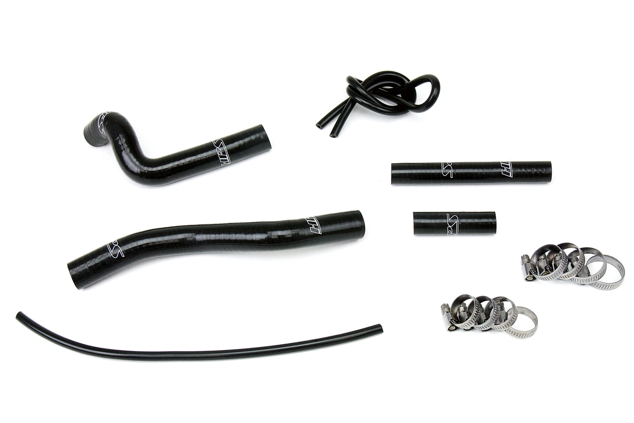 HPS Performance High Temp 3-ply Reinforced Silicone Replace OEM Rubber Radiator Coolant Hoses 57-1363-BLK