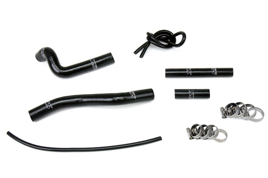 HPS Performance High Temp 3-ply Reinforced Silicone Replace OEM Rubber Radiator Coolant Hoses 57-1363-BLK