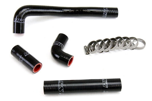 HPS Performance High Temp 3-ply Reinforced Silicone Replace OEM Rubber Radiator Coolant Hoses 57-1367-BLK
