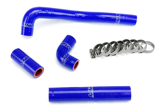 HPS Performance High Temp 3-ply Reinforced Silicone Replace OEM Rubber Radiator Coolant Hoses 57-1367-BLUE