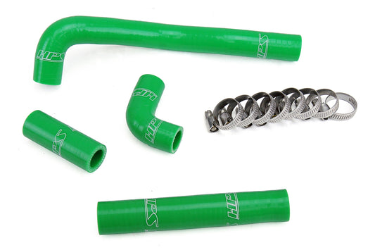 HPS Performance High Temp 3-ply Reinforced Silicone Replace OEM Rubber Radiator Coolant Hoses 57-1367-GRN