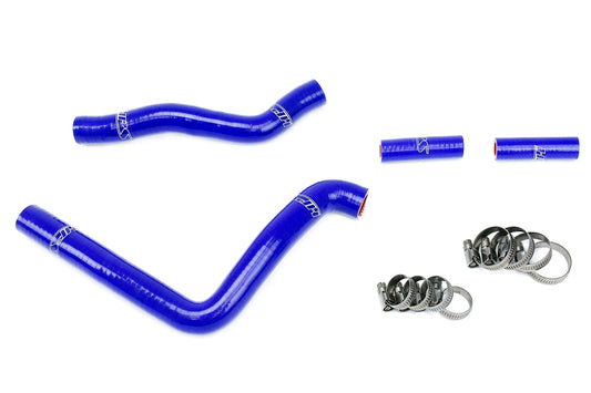 HPS Performance High Temp 3-ply Reinforced Silicone Replace OEM Rubber Radiator Coolant Hoses 57-1369-BLUE