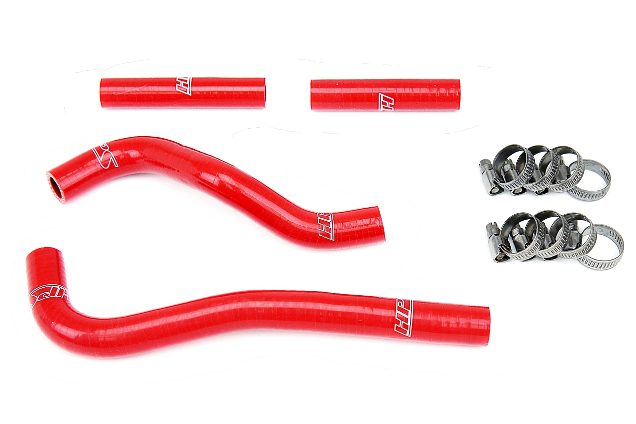 HPS Performance High Temp 3-ply Reinforced Silicone Replace OEM Rubber Radiator Coolant Hoses 57-1371-RED