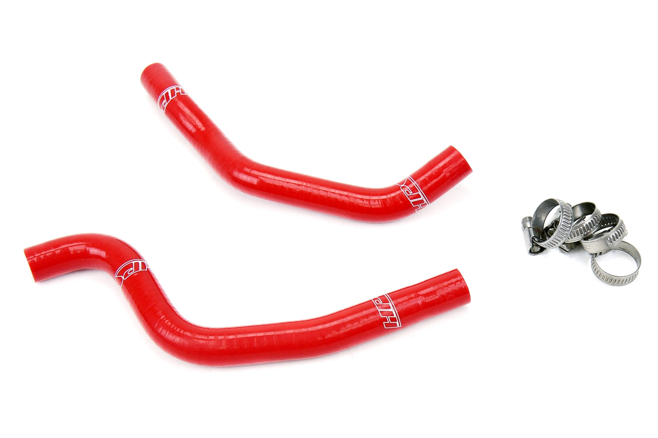 HPS Performance High Temp 3-ply Reinforced Silicone Replace OEM Rubber Radiator Coolant Hoses 57-1373-RED
