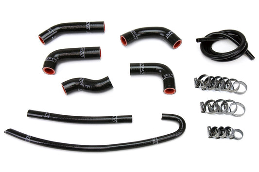 HPS Performance High Temp 3-ply Reinforced Silicone Replace OEM Rubber Radiator Coolant Hoses 57-1377-BLK