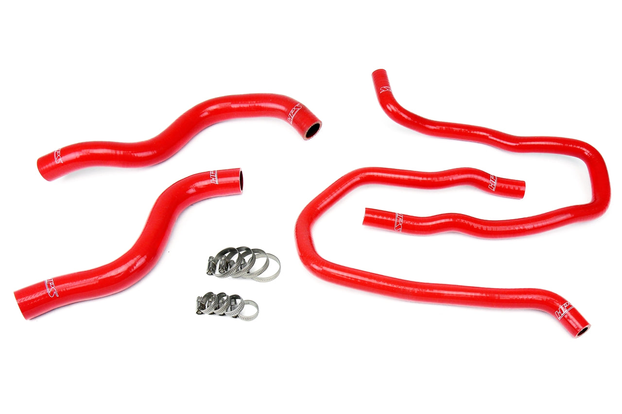 HPS Performance High Temp 3-ply Reinforced Silicone Replace Rubber Radiator Heater Coolant Hoses 57-1387-RED