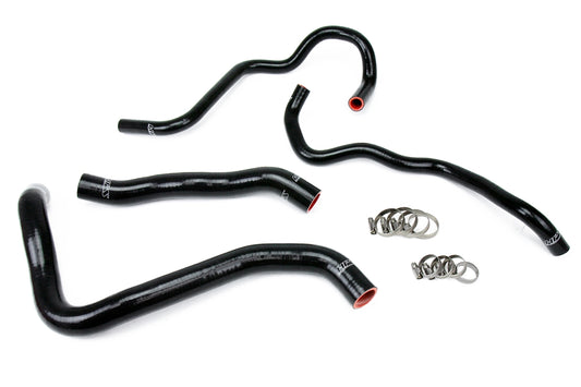 HPS Performance High Temp 3-ply Reinforced Silicone Replace Rubber Radiator Heater Coolant Hoses 57-1388-BLK
