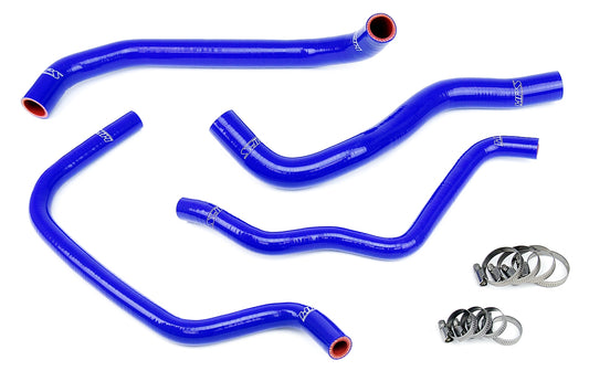 HPS Performance High Temp 3-ply Reinforced Silicone Replace Rubber Radiator Heater Coolant Hoses 57-1389-BLUE