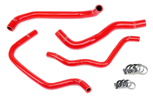 HPS Performance High Temp 3-ply Reinforced Silicone Replace Rubber Radiator Heater Coolant Hoses 57-1389-RED