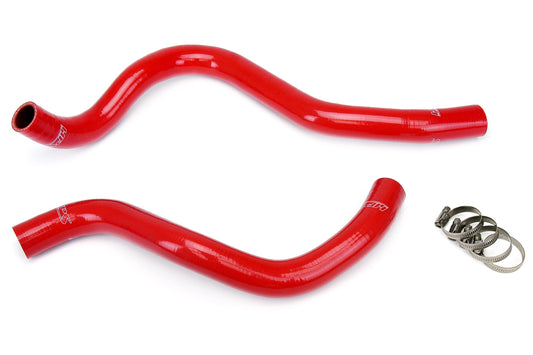 HPS Performance High Temp 3-ply Reinforced Silicone Replace OEM Rubber Radiator Coolant Hoses 57-1393-RED