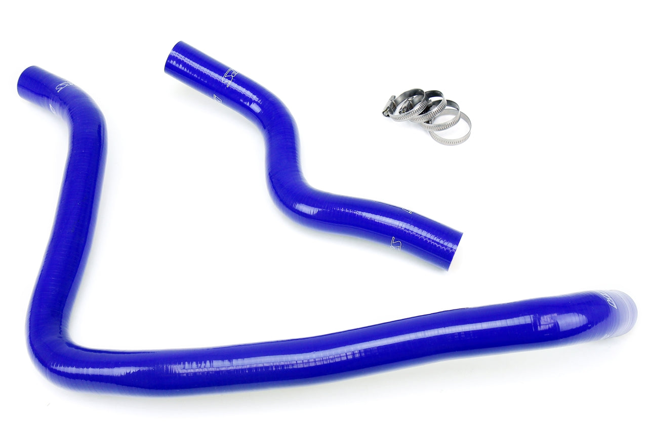 HPS Performance High Temp 3-ply Reinforced Silicone Replace OEM Rubber Radiator Coolant Hoses 57-1394-BLUE