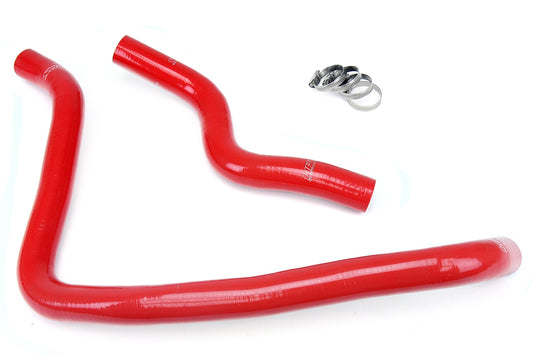 HPS Performance High Temp 3-ply Reinforced Silicone Replace OEM Rubber Radiator Coolant Hoses 57-1394-RED