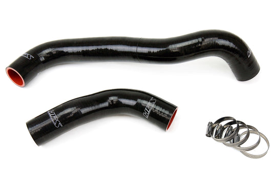 HPS Performance High Temp 3-ply Reinforced Silicone Replace OEM Rubber Radiator Coolant Hoses 57-1395-BLK