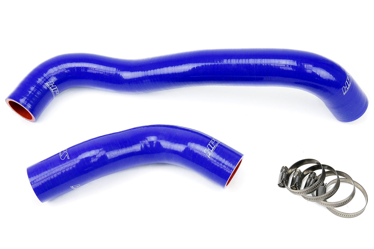 HPS Performance High Temp 3-ply Reinforced Silicone Replace OEM Rubber Radiator Coolant Hoses 57-1395-BLUE
