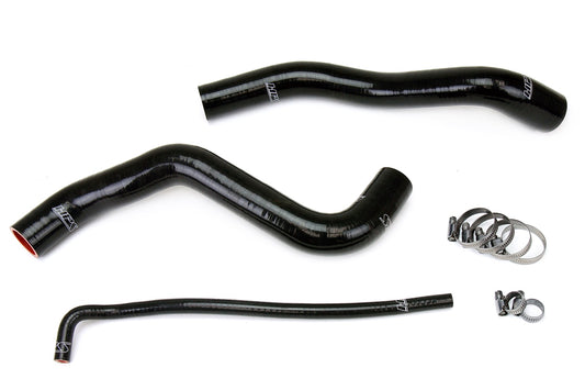 HPS Performance High Temp 3-ply Reinforced Silicone Replace OEM Rubber Radiator Coolant Hoses 57-1399-BLK