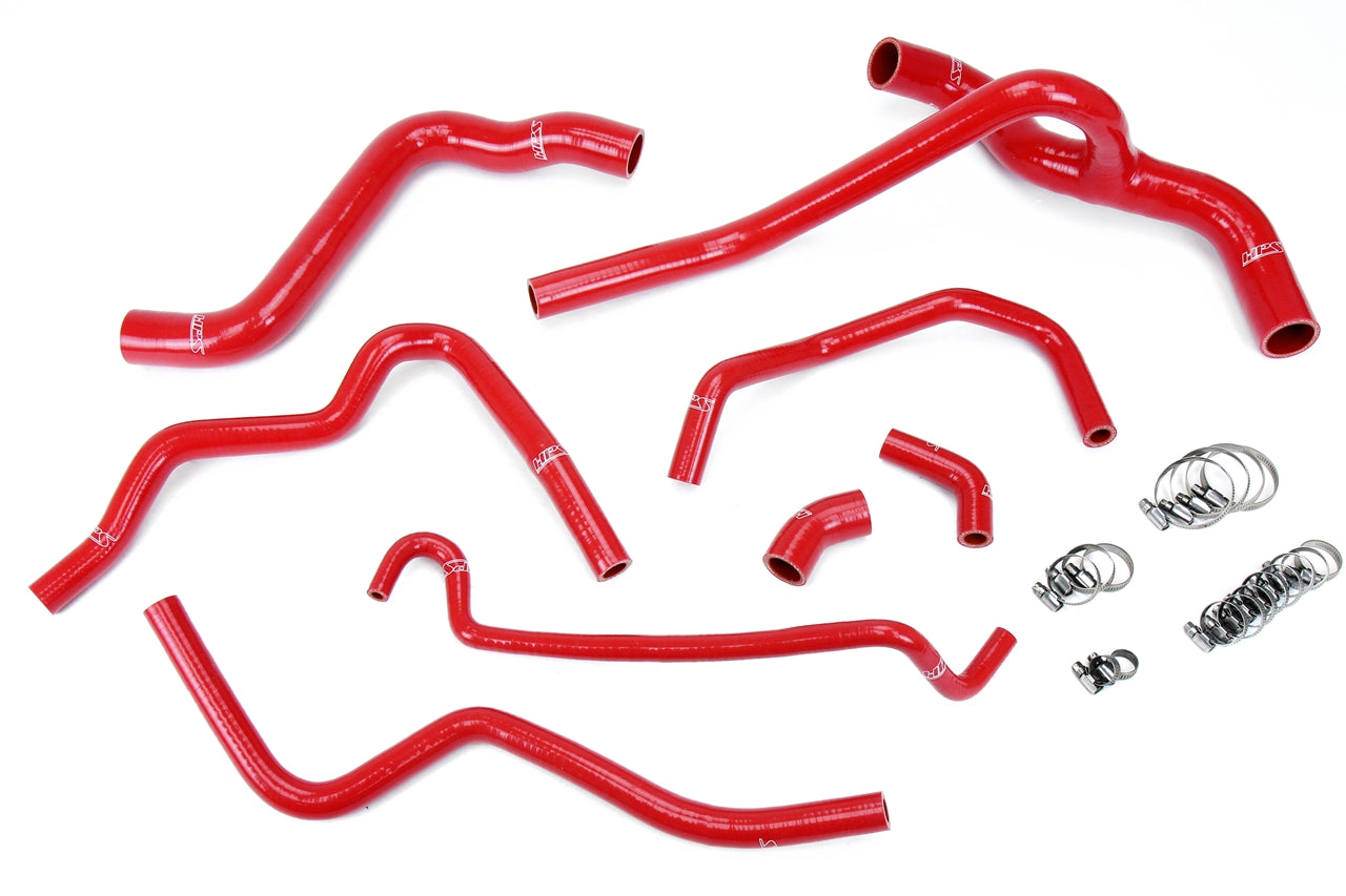 HPS Performance High Temp 3-ply Reinforced SiliconeReplace Rubber Radiator Heater Coolant Hoses 57-1400-RED