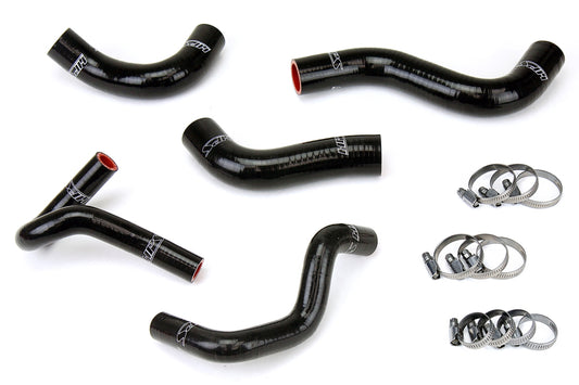 HPS Performance High Temp 3-ply Reinforced SiliconeReplace Rubber Radiator Heater Coolant Hoses 57-1411-BLK