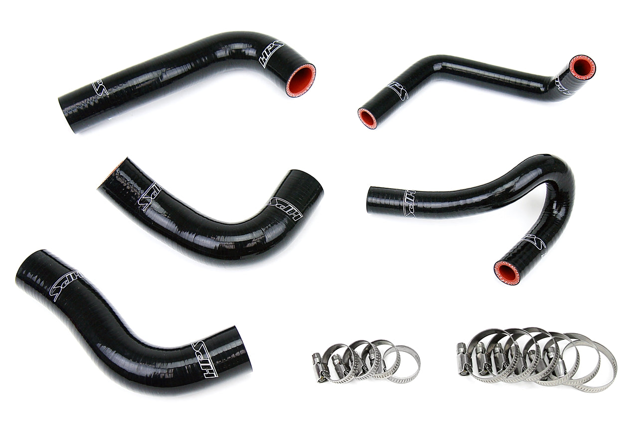 HPS Performance High Temp 3-ply Reinforced SiliconeReplace Rubber Radiator Heater Coolant Hoses 57-1412-BLK