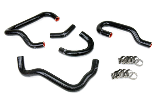HPS Performance High Temp 3-ply Reinforced SiliconeReplace OEM Rubber Heater Coolant Hoses 57-1415-BLK