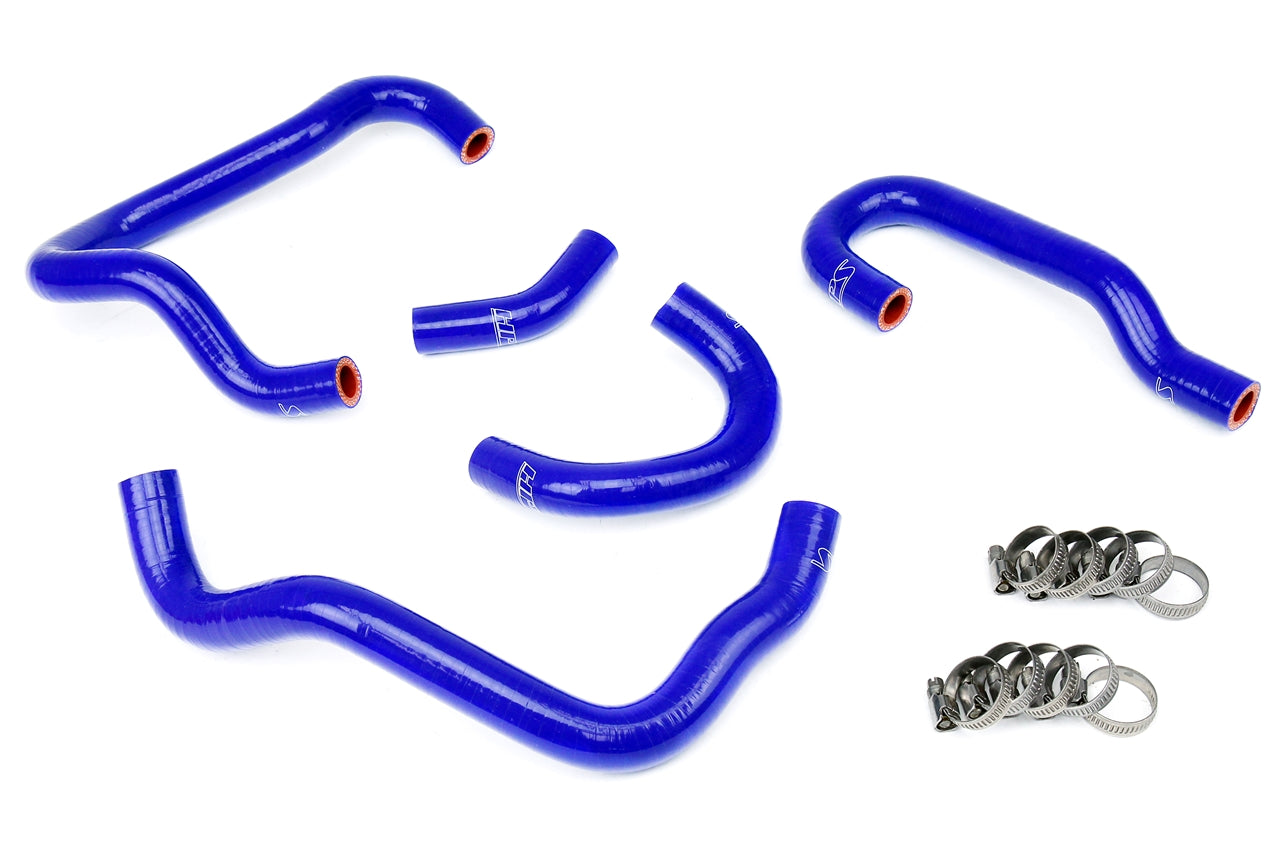 HPS Performance High Temp 3-ply Reinforced SiliconeReplace OEM Rubber Heater Coolant Hoses 57-1415-BLUE