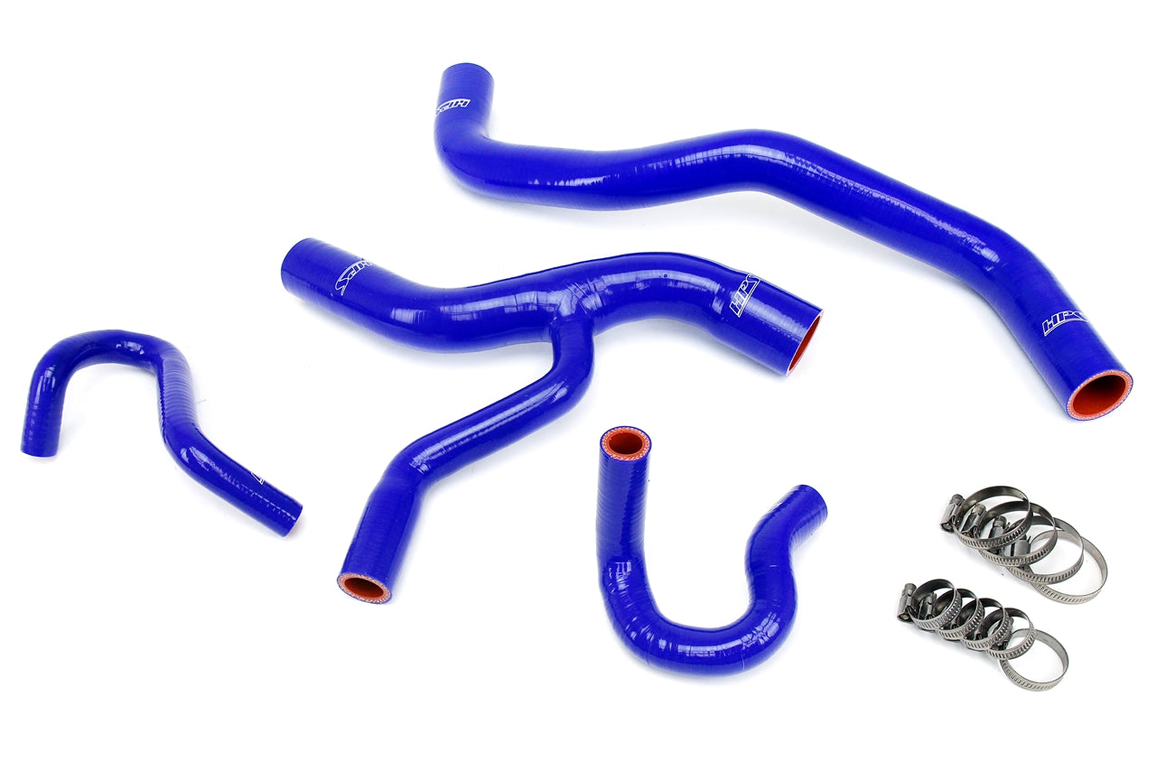 HPS Performance High Temp 3-ply Reinforced SiliconeReplace Rubber Radiator Heater Coolant Hoses 57-1416-BLUE