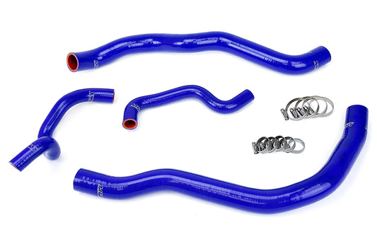 HPS Performance High Temp 3-ply Reinforced SiliconeReplace OEM Rubber Radiator Coolant Hoses 57-1418-BLUE