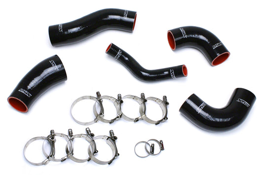 HPS Performance High Temp 4-ply Reinforced SiliconeReplace OEM Rubber Intercooler Turbo Boots 57-1420-BLK