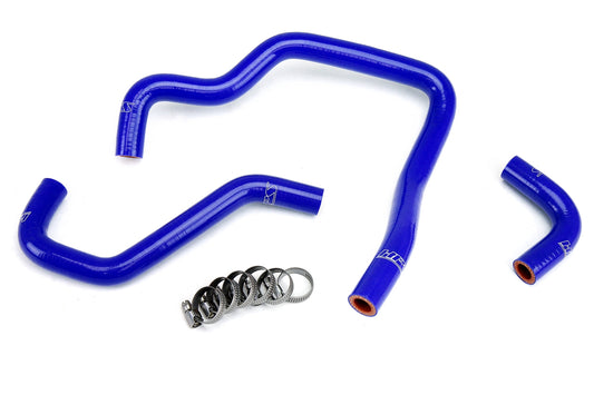 HPS Performance High Temp 3-ply Reinforced SiliconeReplace OEM Rubber Heater Coolant Hoses 57-1430-BLUE