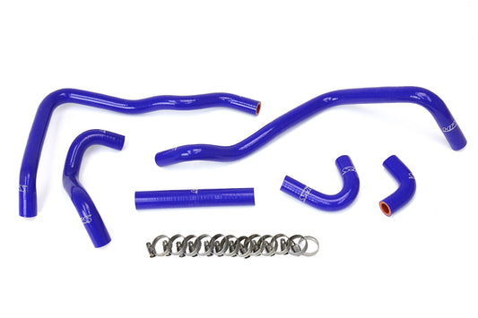 HPS Performance High Temp 3-ply Reinforced SiliconeReplace OEM Rubber Heater Coolant Hoses 57-1433-BLUE