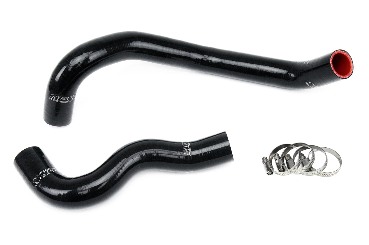 HPS Performance High Temp 3-ply Reinforced SiliconeReplace OEM Rubber Radiator Coolant Hoses 57-1438-BLK