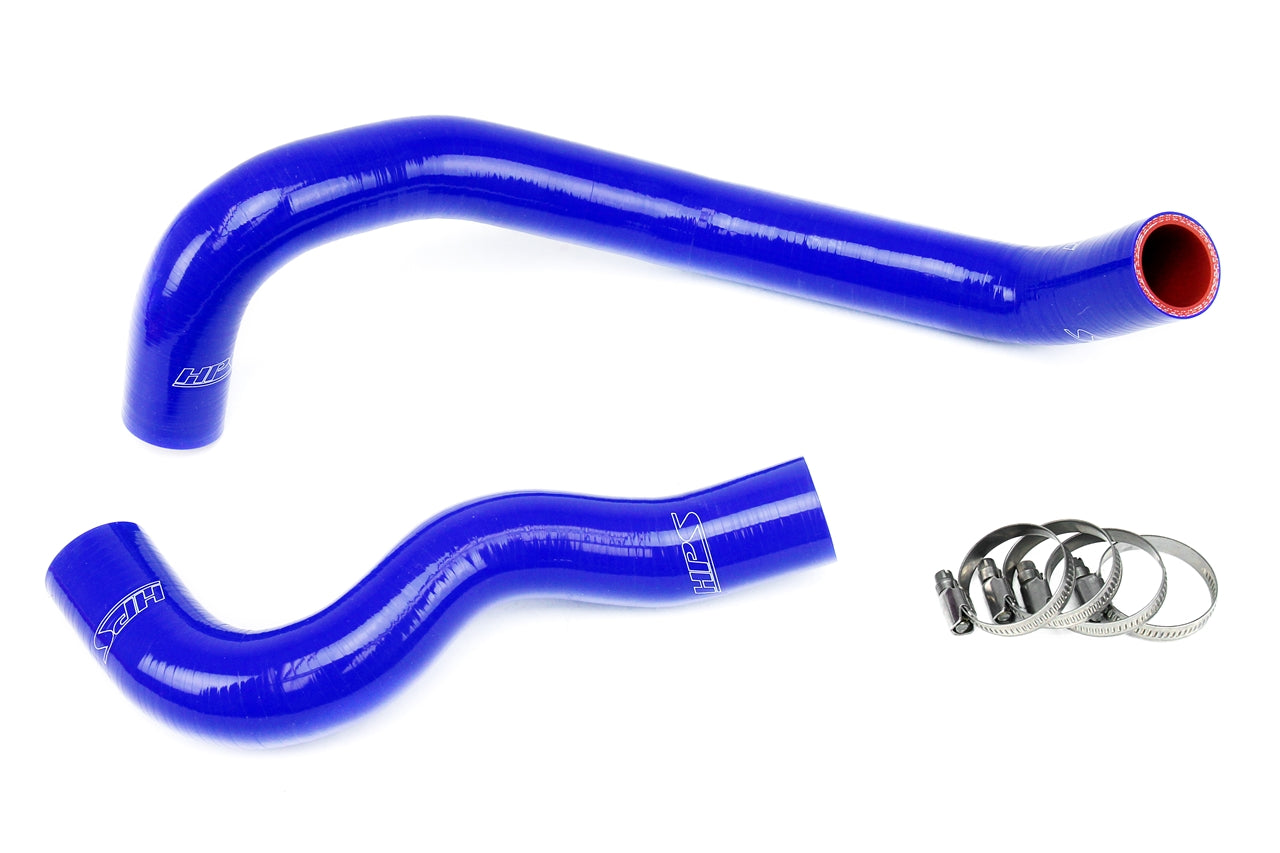 HPS Performance High Temp 3-ply Reinforced SiliconeReplace OEM Rubber Radiator Coolant Hoses 57-1438-BLUE